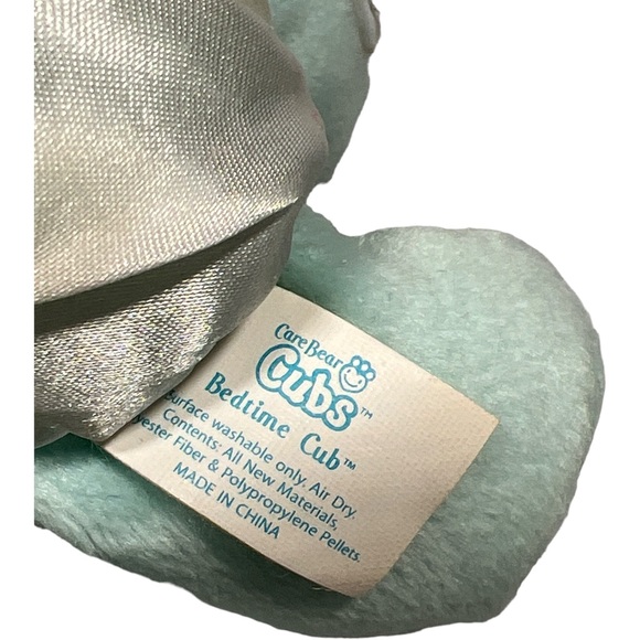 Care Bear Cubs Blue 11" Baby Bedtime Bear Plush Stuffed Animal Diaper - Picture 5 of 8